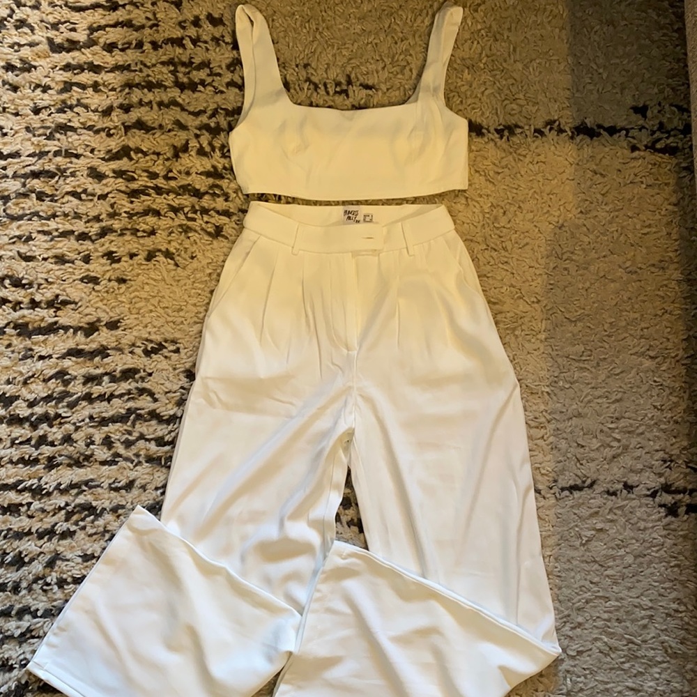 Princess Polly Huxley Set - White, Size US 4